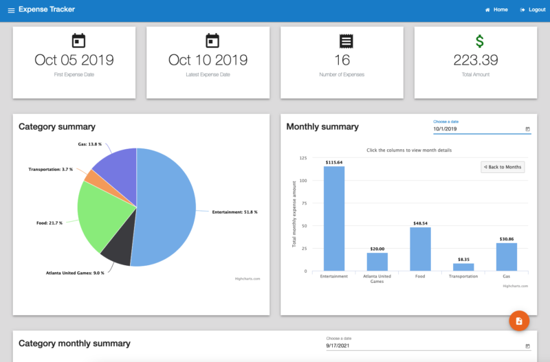 Expense Tracker Using HTML CSS JavaScript Source Code